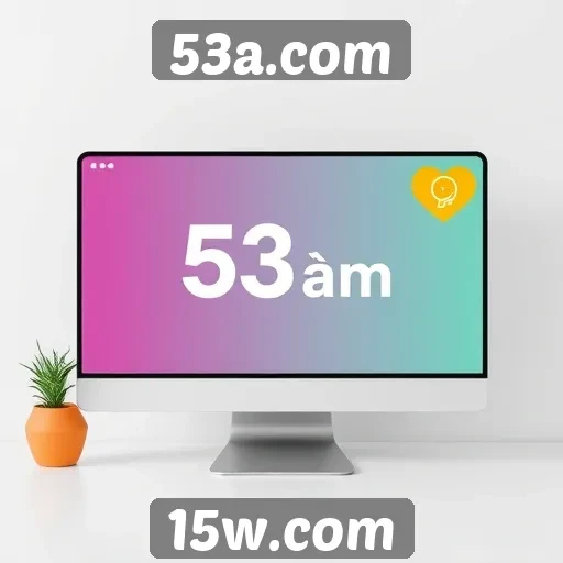 Interface do usuário no 53a.com é intuitiva e moderna